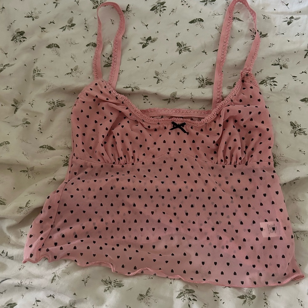 Coquette pajama shirt